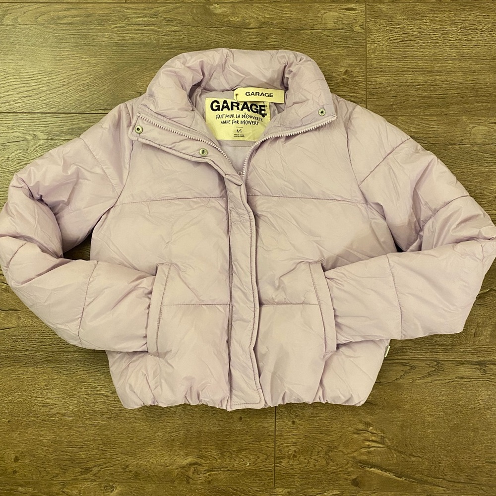 NWT lavender Garage puffer